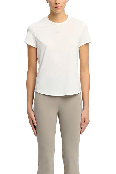 Reebok RBK-CHILL ATHLETIC TEE Ekru Kadın Kısa Kol T-Shirt