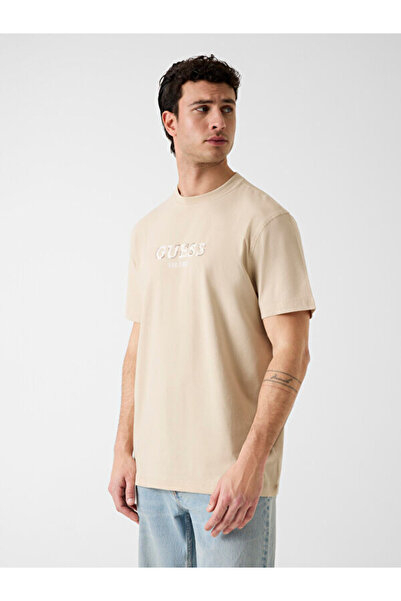 Guess Tricou pentru bărbați din jerseu cu croiala normală