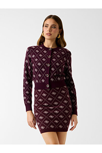 Guess Sarah Kadın Yün Karışımlı Triko Hırka