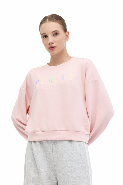 lumberjack Wl Kunt Yog1-10 5Pr Pink Women's Sweatshirt