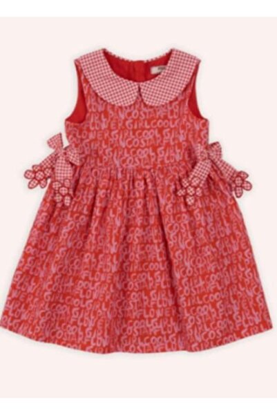 Panço KIZ BEBEK FLOWER GIRL DESENLİ ELBİSE GKPN0402