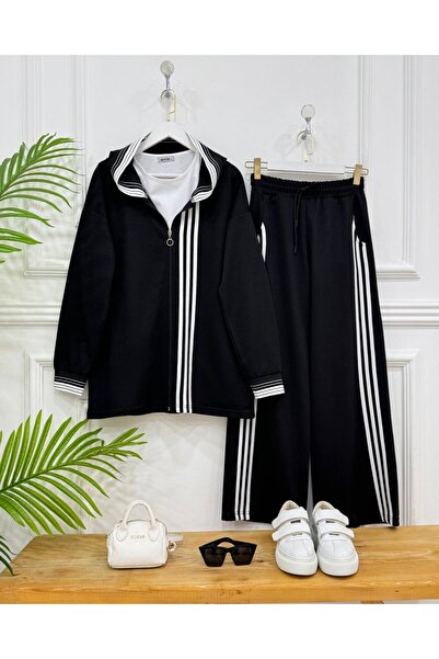 onix بدلة لاديسا السوداء المزدوجة