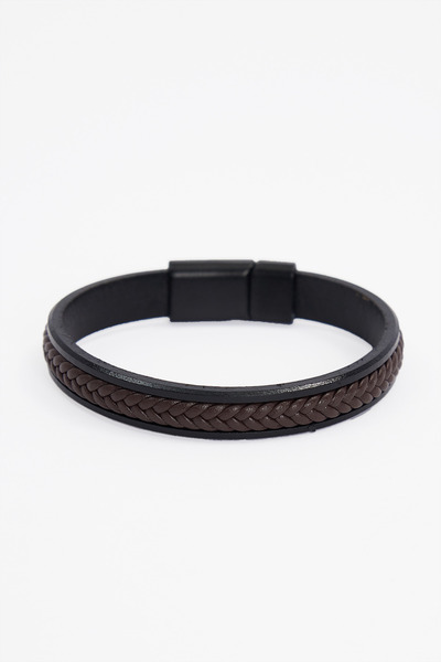 Tudors سوار جلد طبيعي للرجال