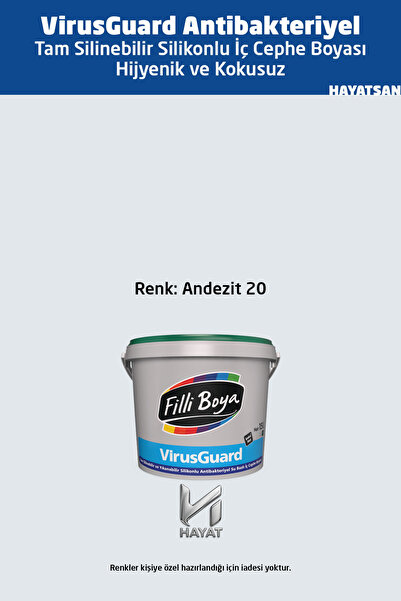 Filli Boya VirusGuard --Tam Silinebilir - Yıkanabilir Silikonlu İç Cephe Boya...