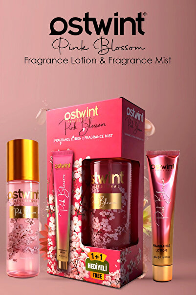 Ostwint Pink Blossom Vücut Spreyi 200ml & Vücut Kremi 50ml Set - Taze Çiçekle...