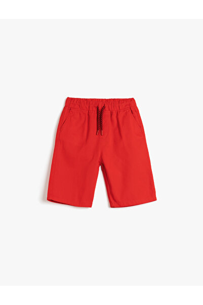 Koton Pantaloni scurți de bază din bumbac cu detaliu de buzunar în talie