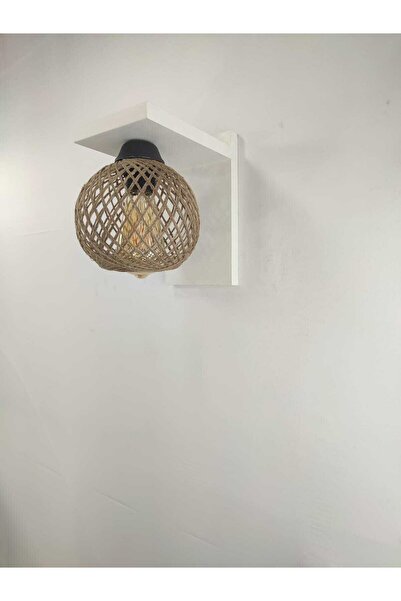 BİAVİZE الشمعدان ديكور خشبي مطلي