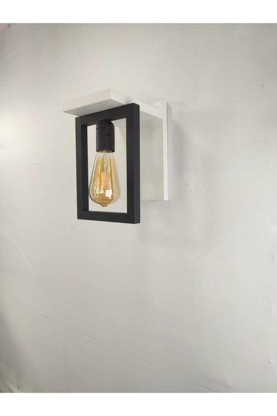 BİAVİZE Painted Wood Decor Sconce