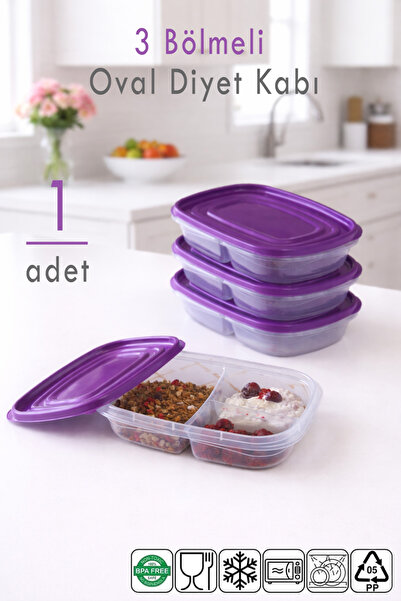 Ezupack 1 Piece Portable Food Container Lunch Box Diet Nutrition Box Storage ...