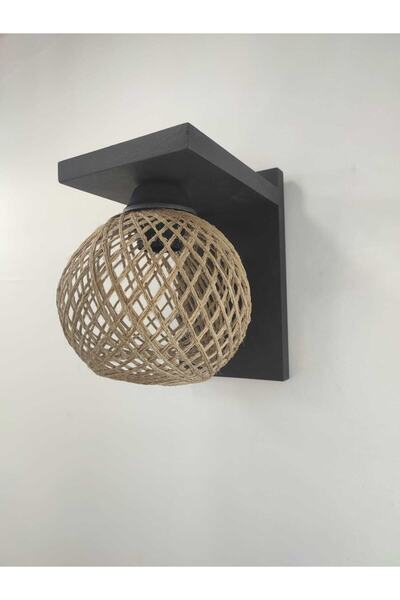 BİAVİZE الشمعدان ديكور خشبي مطلي