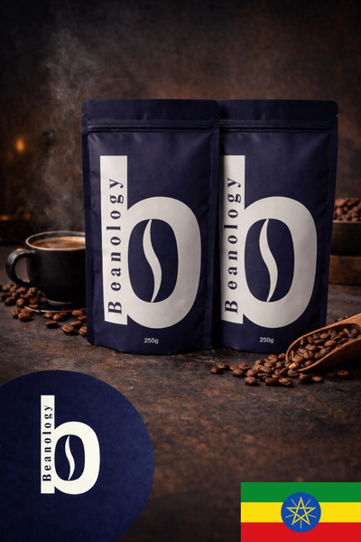 Beanology Coffee جامبو كومبو قهوة إثيوبية غوجي متوسطة التحميص 750 جم + 750 جم