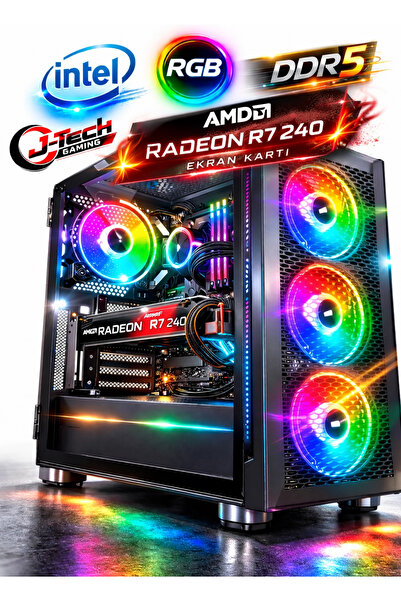 J-TECH EntryX i5 2300 16GB RAM 256GB SSD GDDR5 R7240 4GB Gaming Oyuncu Bilgis...