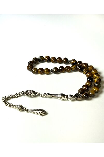 Tetik Tesbihçilik Doğal Kaplan Gözü Tesbih – Günlük Kullanıma Uygun 1. Kalite...