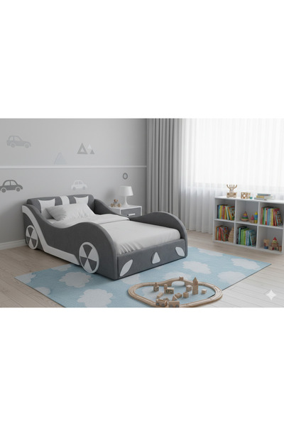 Puf Bebe Montessori serisi _ Arabalı Çocuk yatağı _ Bebek yatağı 120x200 ölçü...