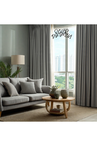 oğur dikimevi Gray Blackout Blackout Curtain