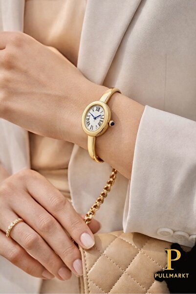 pullmarkt Kelepçe Bileklik Saat - Kelepçenin ebatı 18 cmdir ve sabittir uzama...