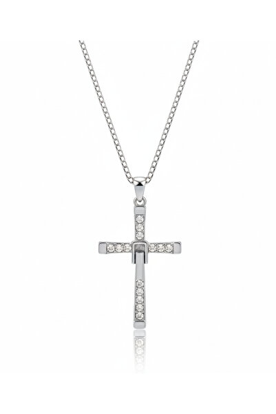 Handmade Lant Cruce - Legacy - cu Incrustatii de Zirconiu