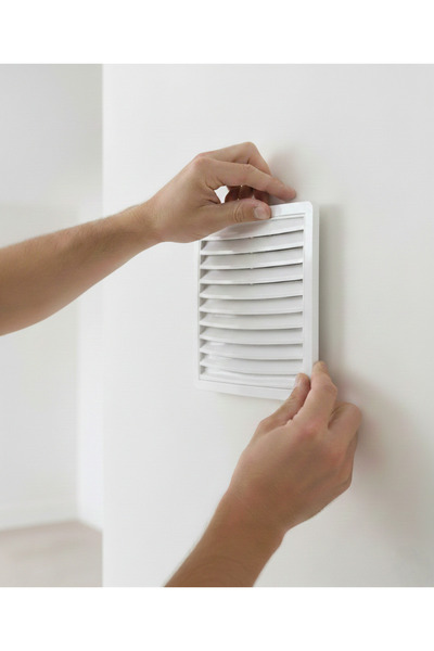 AKHOUSE Kare Baca Kapağı Duvar Menfezi AYARLI 90-140 Mm