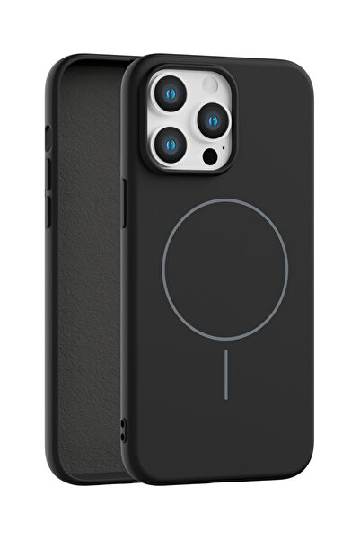 Vissona iPhone 12 Pro Max Uyumlu İçi Kadife Magsafe Wireless Şarz Özellikli T...