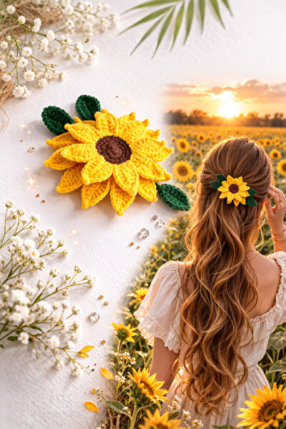 Hand Mother's Since 2024 Handmade Sunflower Clip Hairpin That Brings the Sun ...