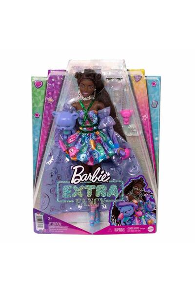 Barbie Extra Fancy Mor Kostümlü Bebek HHN13