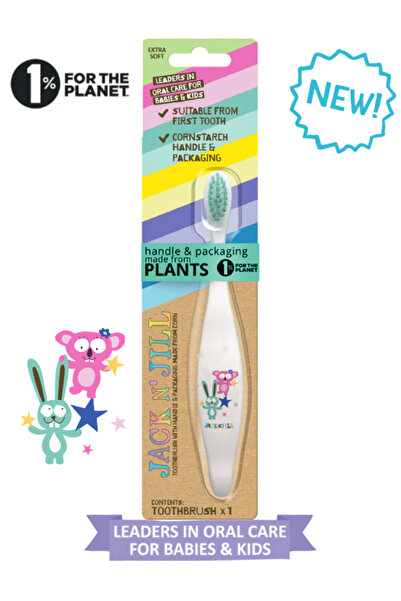 Jack N'Jill Doğal Diş Fırçası - Bunny&Koala