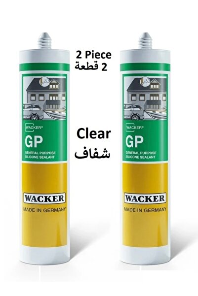 GP General Purpose Silicone Sealant Transparent 280 ml - 2 Pieces