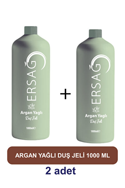 Ersağ Argan Yağlı Duş Jeli 1000 ml 2 Adet