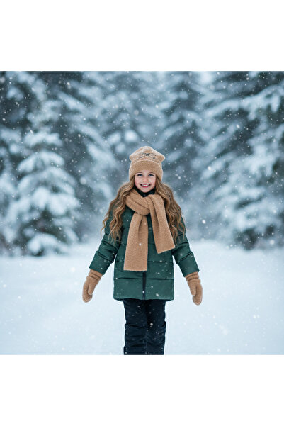 Kitti 9-15 Years Old Waiter 3-Piece Set for Girls: Scarf, Gloves and Hat Set ...