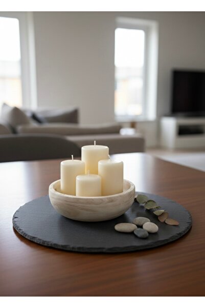 Mumlight Dekoratif Mermer Desen Beton Kase,Traverten Görünüm,Modern Sunumluk,...