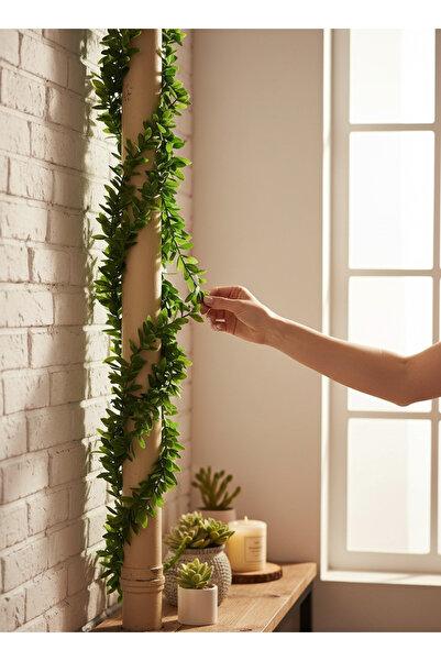 Gülfa Giftbox Ev Balkon Çit Süsleme Dekorasyon 7 Metre Tel Sarmaşık Doğalgaz ...