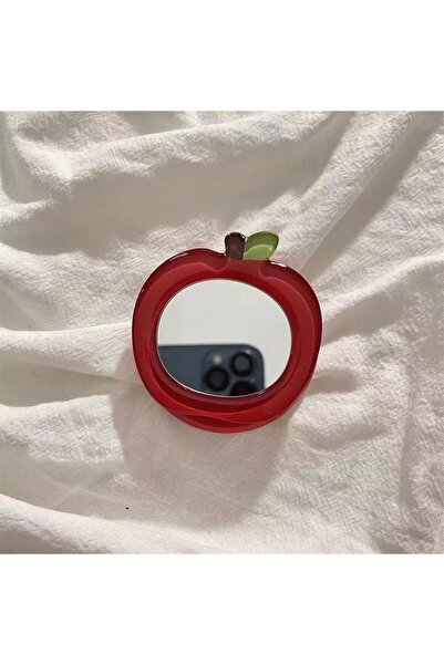 Choice A Korean Cute 3D Red Fruit Makeup Mirror for Magsafe Griptok Holder Ph...