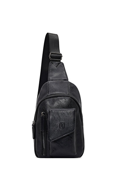 Derimod Men's Black Crossbody Bag 25Wbd3020Ft