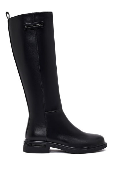 Derimod Kadın Siyah Fermuarlı Çizme 25WFE494918