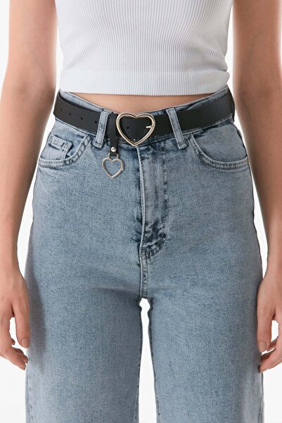 Fulla Moda Curea cu cataramă cu model de inimă