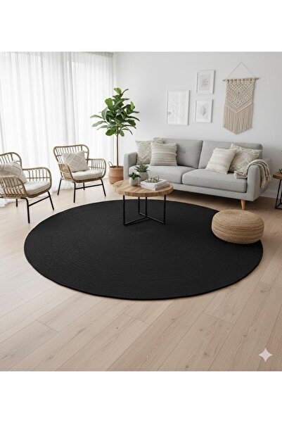 ModaCardin Izgled jute pruća Sa deznom Moderni ručno pleteni krug Tepih Kilim