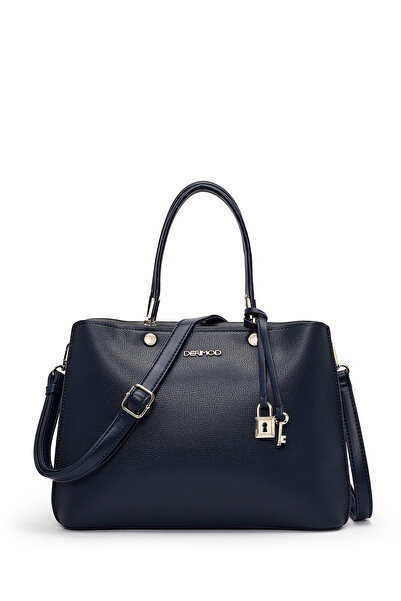 Derimod Women's Navy Blue Long Strap Classic Shoulder Bag 26Pbd283618