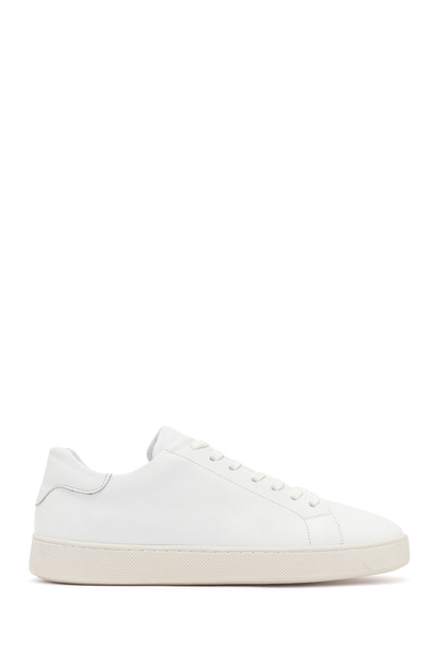 Derimod Men's White Lace-Up Leather Sneaker 26Sfd640118