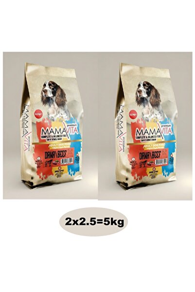 MamaVita mamavitaa dana etli yetişkin köpek kuru maması 5kg (2x2.5)