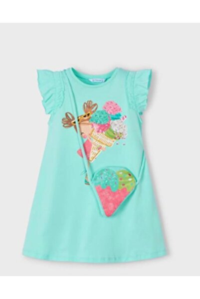 MAYORAL فستان بناتي 3940 مع حقيبة آيس كريم GKM0135