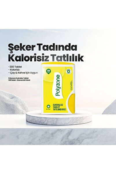 Polyzone Sukraloz Tatlandırıcı 300 Tablet