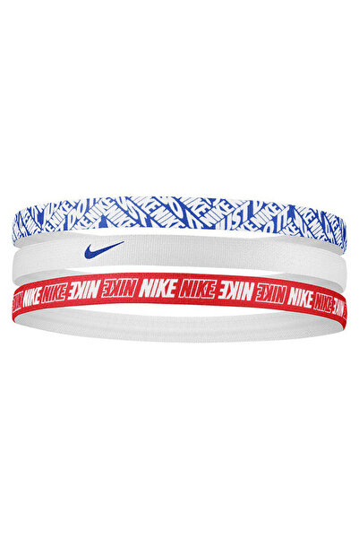 Nike Headbands 3 pk unisex blue training hair band n.000.2560.495.os