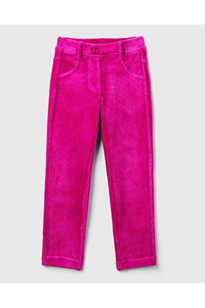 United Colors of Benetton بنطلون ضيق مخملي BNT-BG