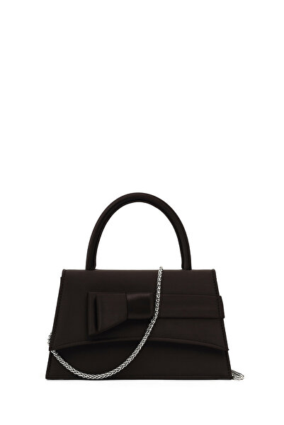 Derimod Geantă de umăr mini neagră cu lanț lung pentru femei 26PBD27166F