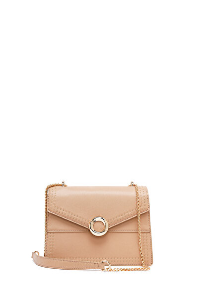 Derimod Geantă de umăr clasică cu curea lungă bej pentru femei 25ABD261618