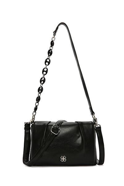 Derimod Women's Black Chain Strap Crossbody Bag 25Abd241518