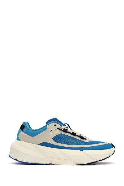 Derimod ACBC x Hakiki Kadın Mavi Kalın Tabanlı Spor Ayakkabı, Bağcıklı Sneake...