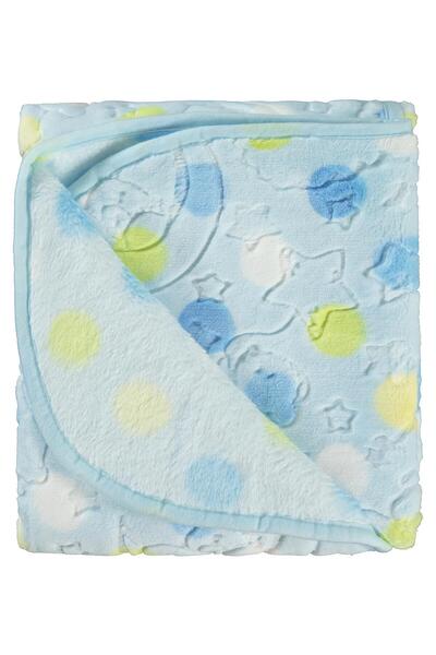 Civil Baby Punctat pătură - Albastru