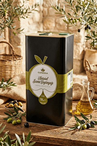 GURESSA Ayvalık Natürel Sızma Zeytinyağı 5L (Soğuk Sıkım & Olgun Hasat)
