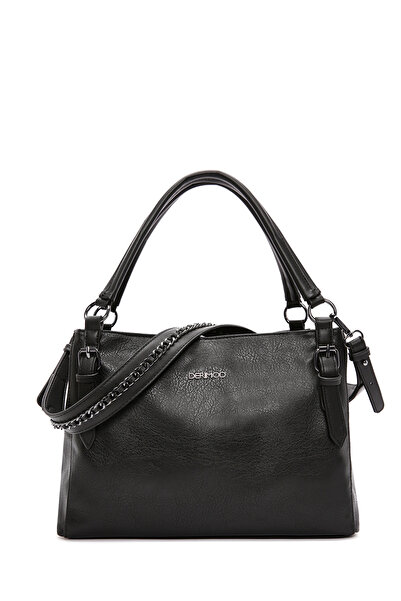 Derimod Geantă de umăr neagră cu curea lungă pentru femei 25WBD263218